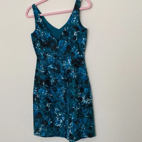 J Crew silk floral dress, size 2 - Picture 3 of 6